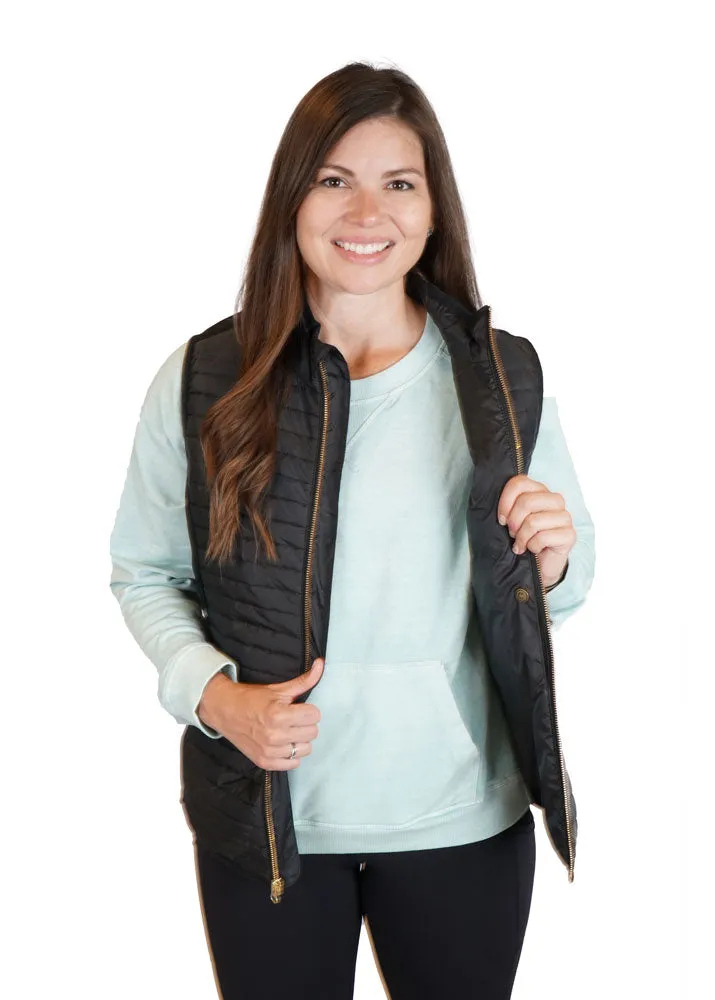 Black Primitive Puffer Concealed Carry Vest