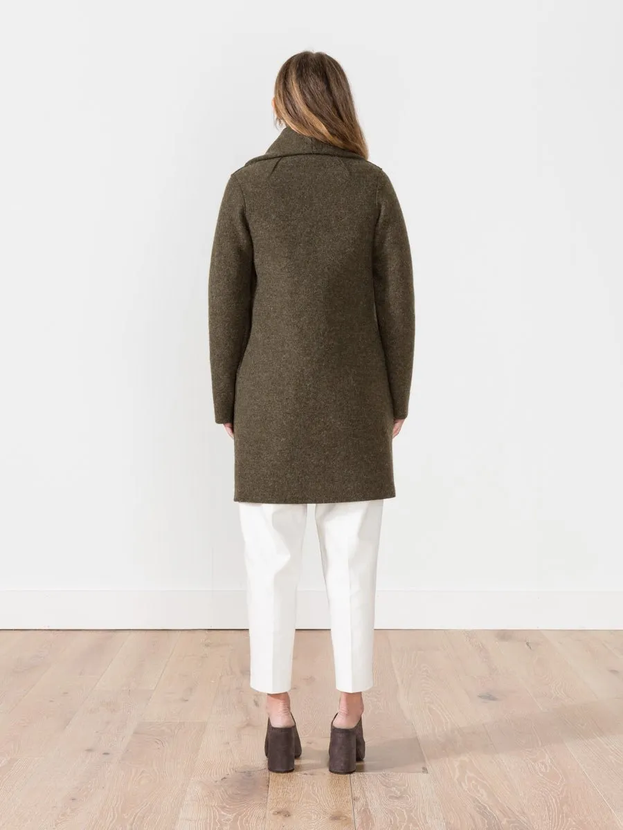 blanket coat - loden