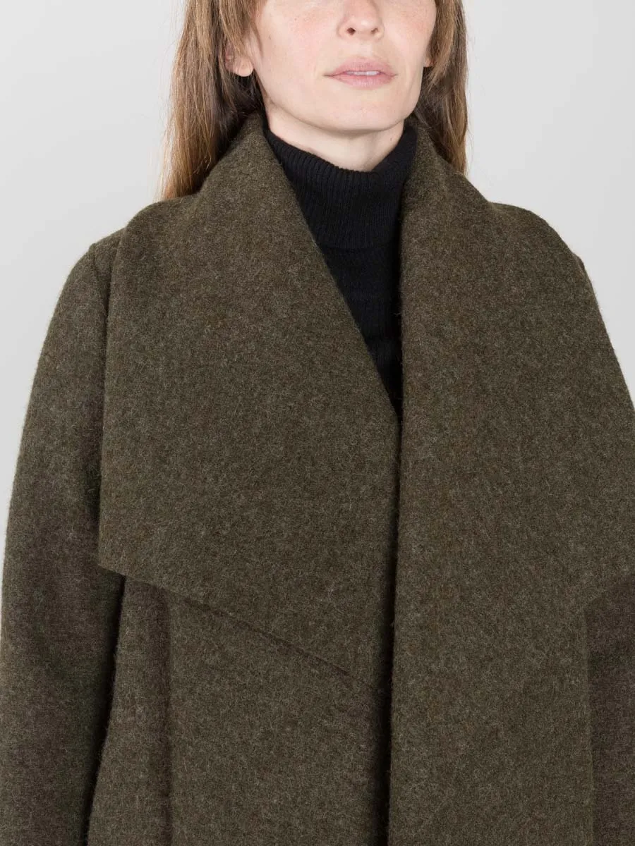 blanket coat - loden