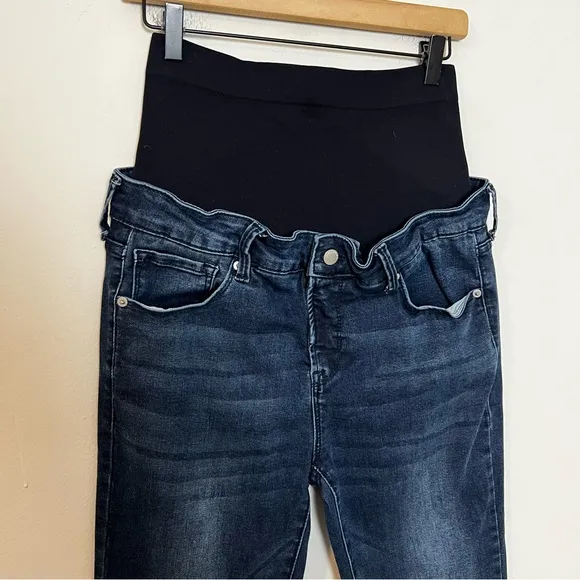 BLANQI DENIM- Maternity Belly Support Skinny Jeans Postpartum Medium Wash