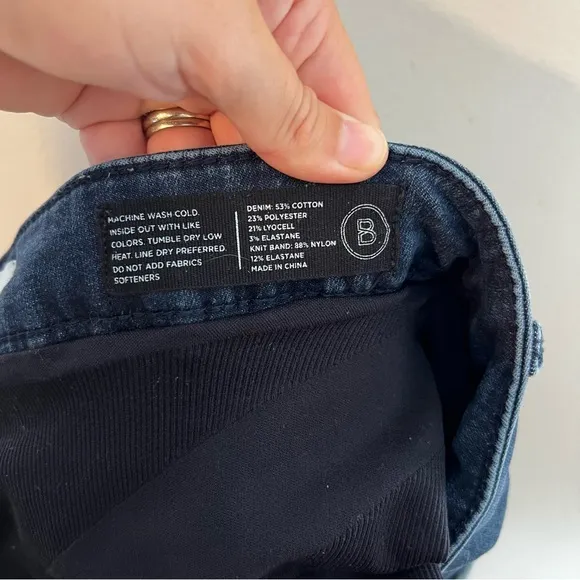 BLANQI DENIM- Maternity Belly Support Skinny Jeans Postpartum Medium Wash
