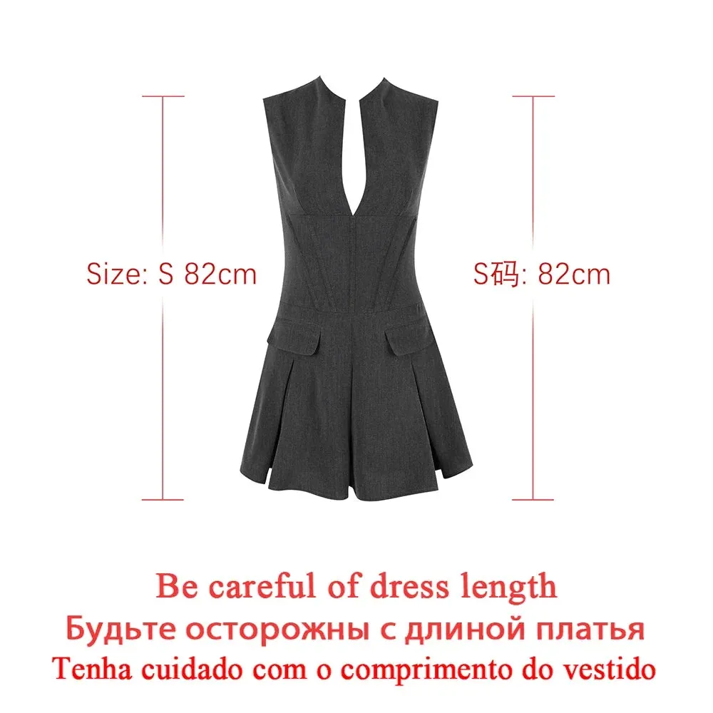 Blazer Dress Sleeveless Mini