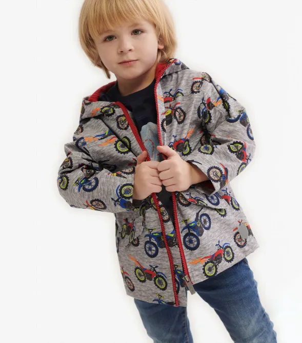 Blazing Dirt Bikes Microfiber Rain Jacket