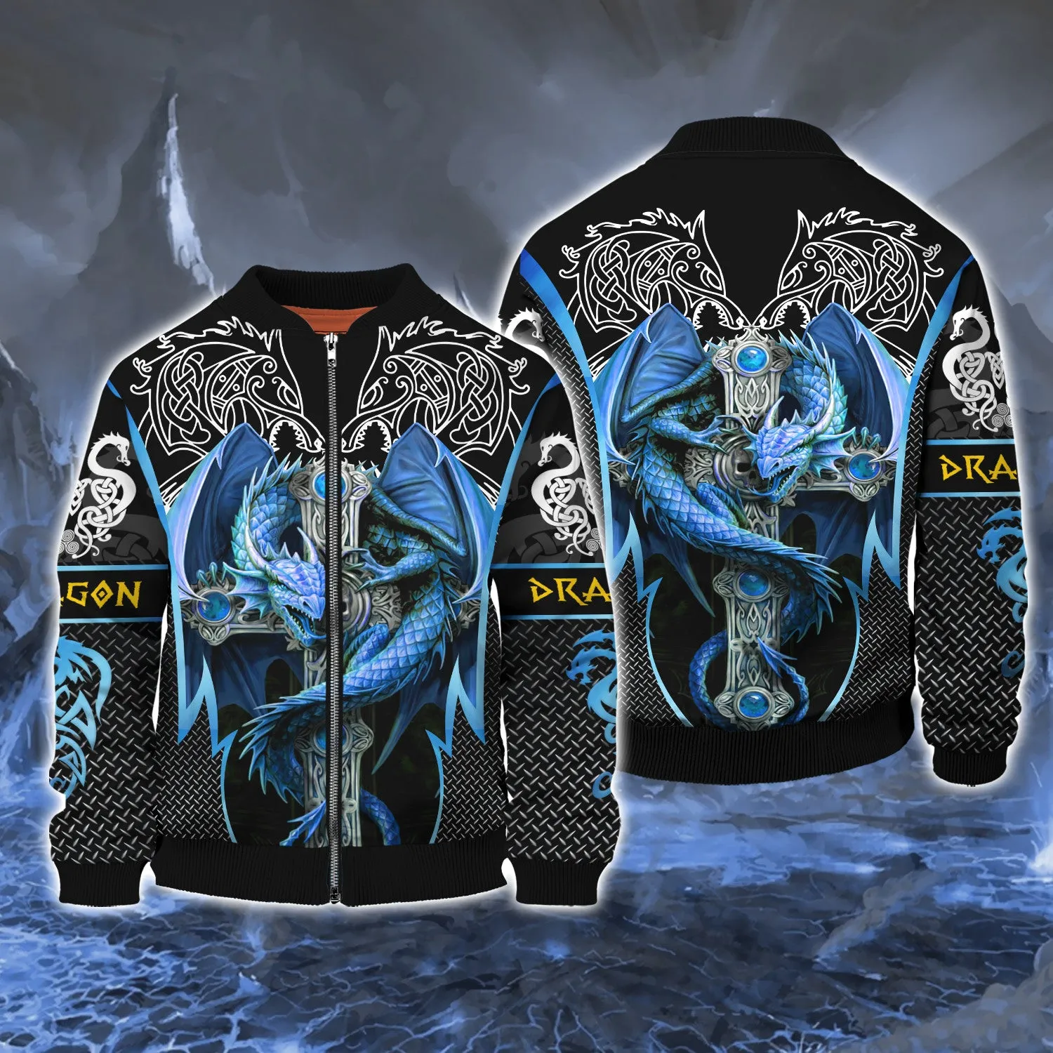 Blue Dragon Tattoo 3D Full Print Shirts