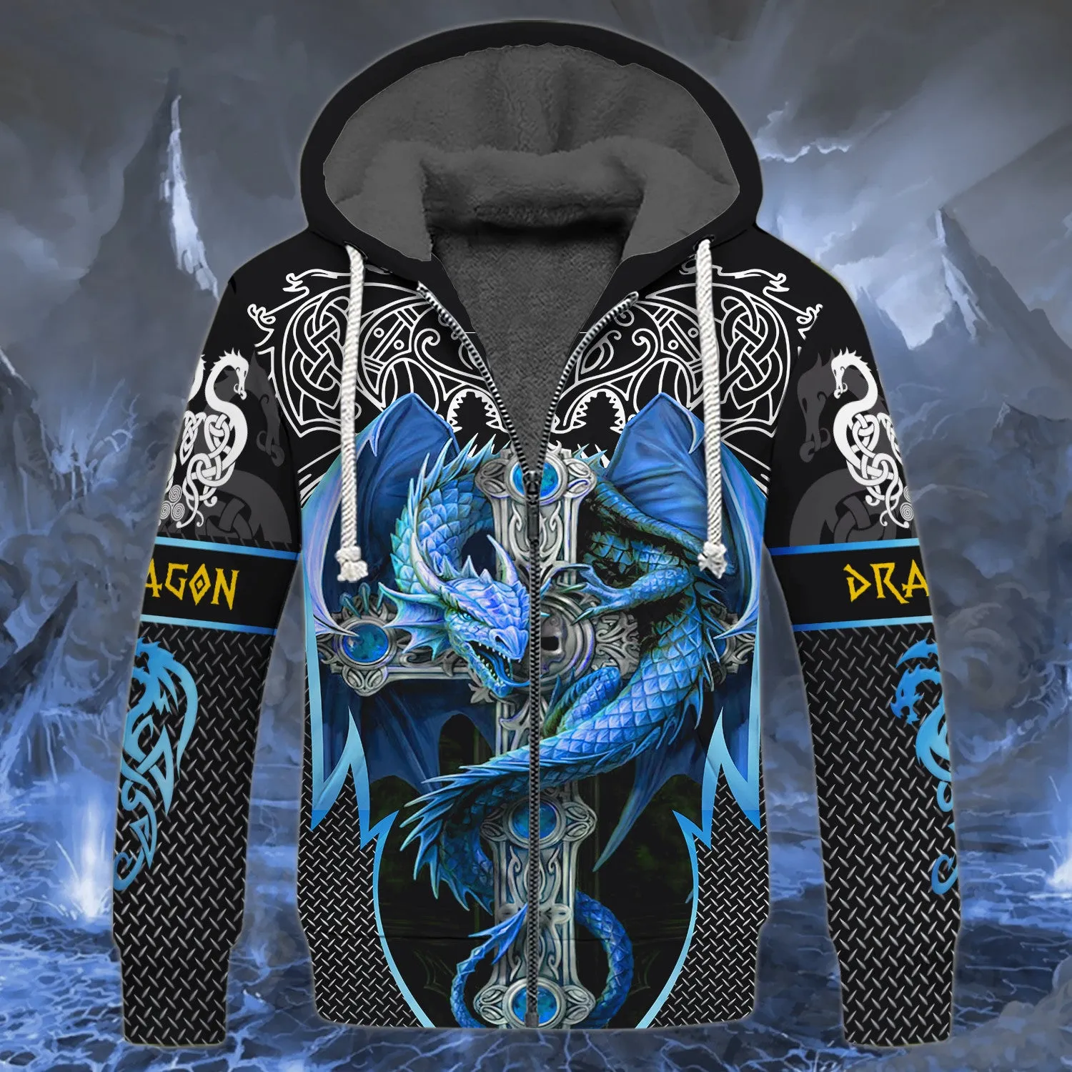 Blue Dragon Tattoo 3D Full Print Shirts