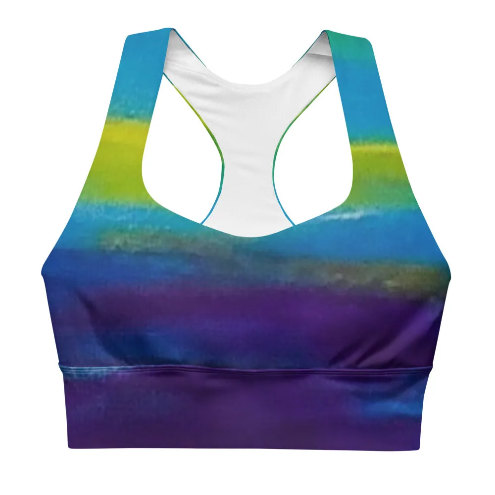 Blue Wave Longline sports bra