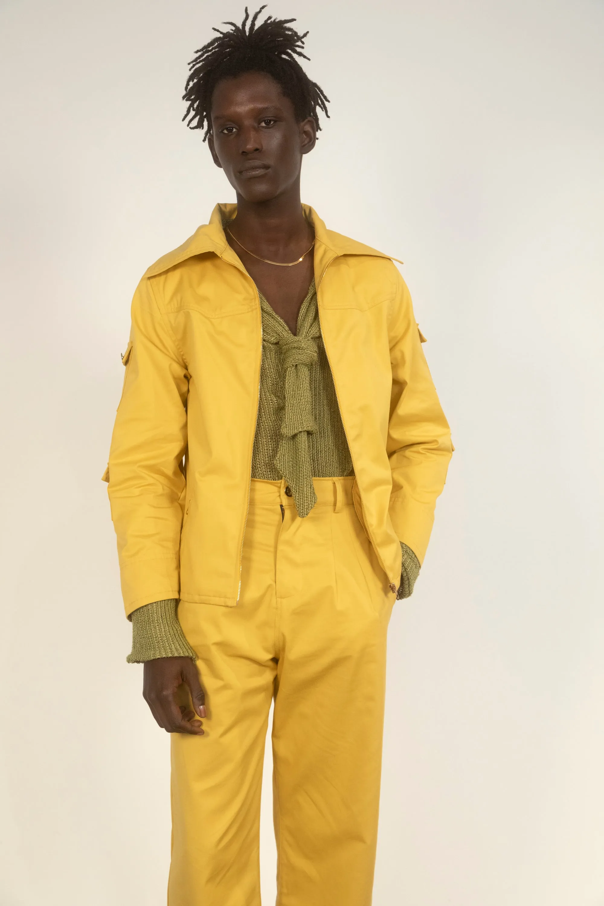 Blues Man Lumber Jacket - Yellow Twill-Pre-Order