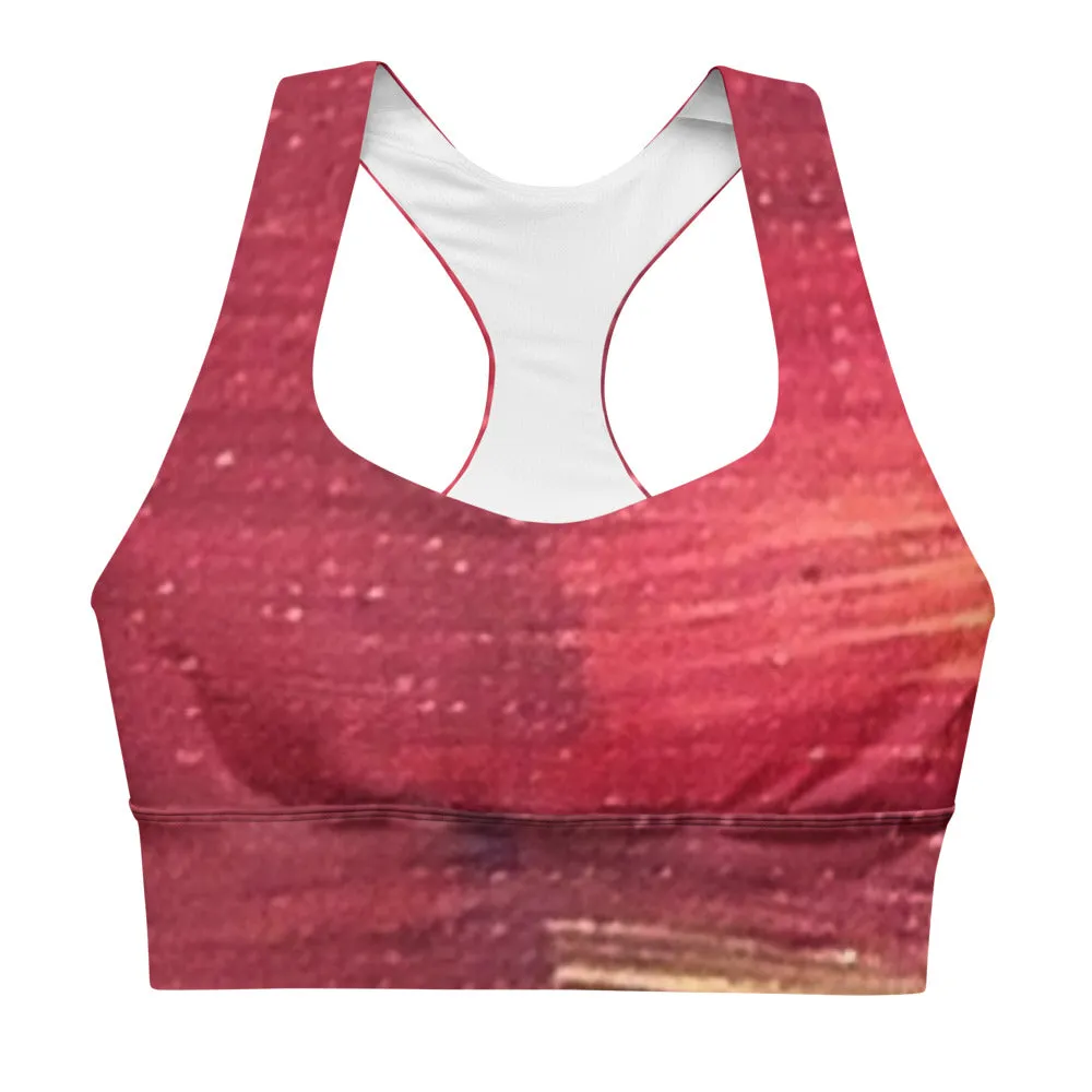 Blush Longline sports bra