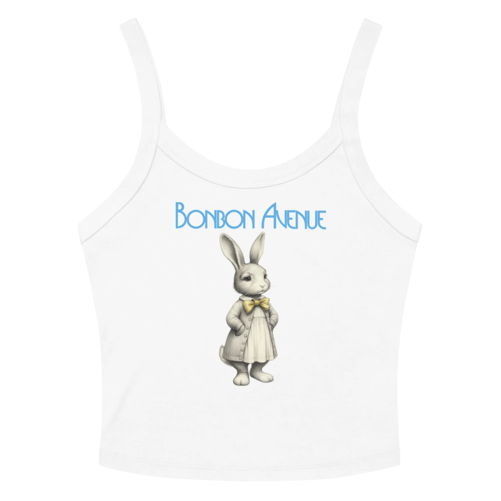 Bonbon Avenue Classic Crop Tank Top - Bunny Edition