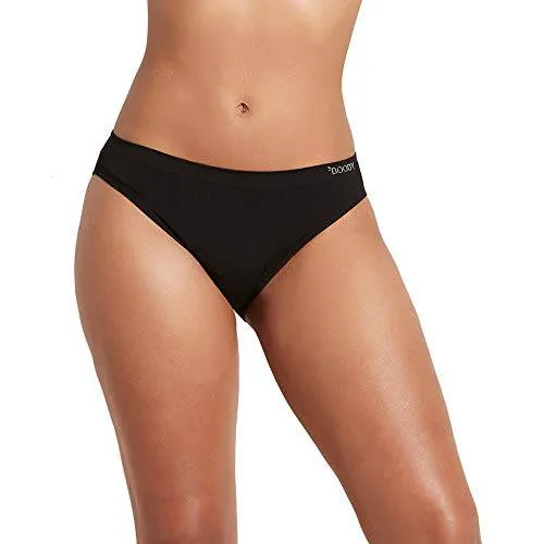 Boody Body EcoWear Women's G-String - Bamboo Viscose - Seamless - Black - X-Large