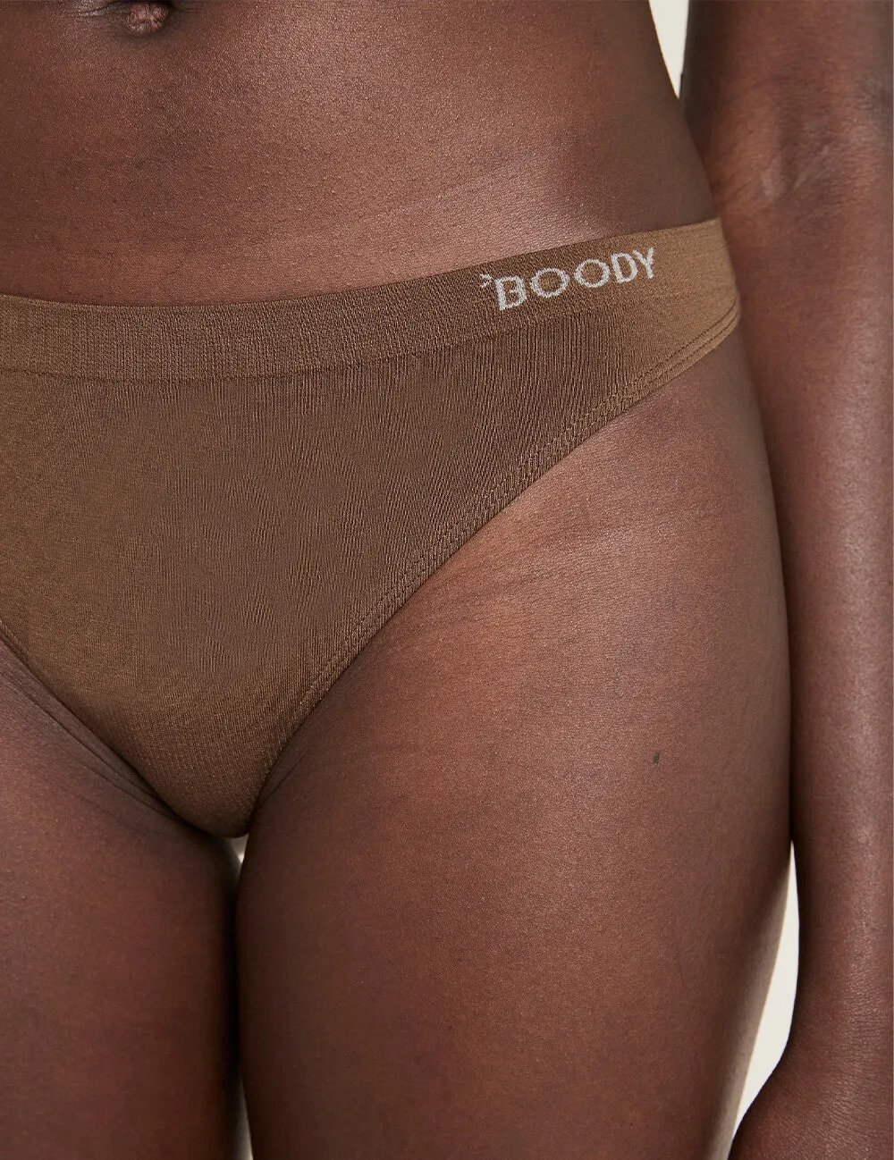 Boody Body EcoWear Women's G-String - Bamboo Viscose - Seamless - Nude 6 - X-Small