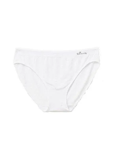 Boody Body EcoWear Women's G-String - Bamboo Viscose - Seamless - White - Large