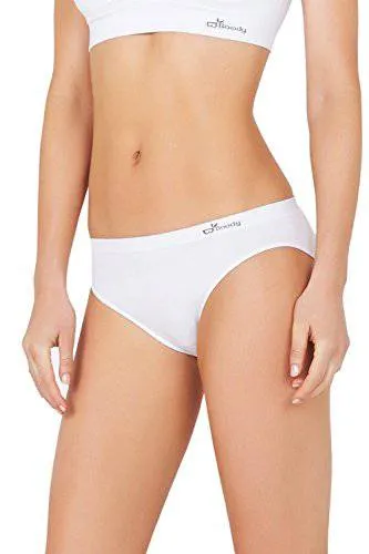 Boody Body EcoWear Women's G-String - Bamboo Viscose - Seamless - White - X-Large