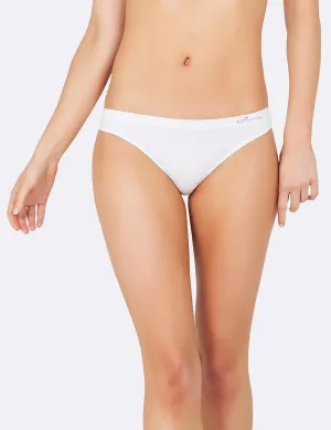 Boody Body EcoWear Women's G-String - Bamboo Viscose - Seamless - White - X-Large