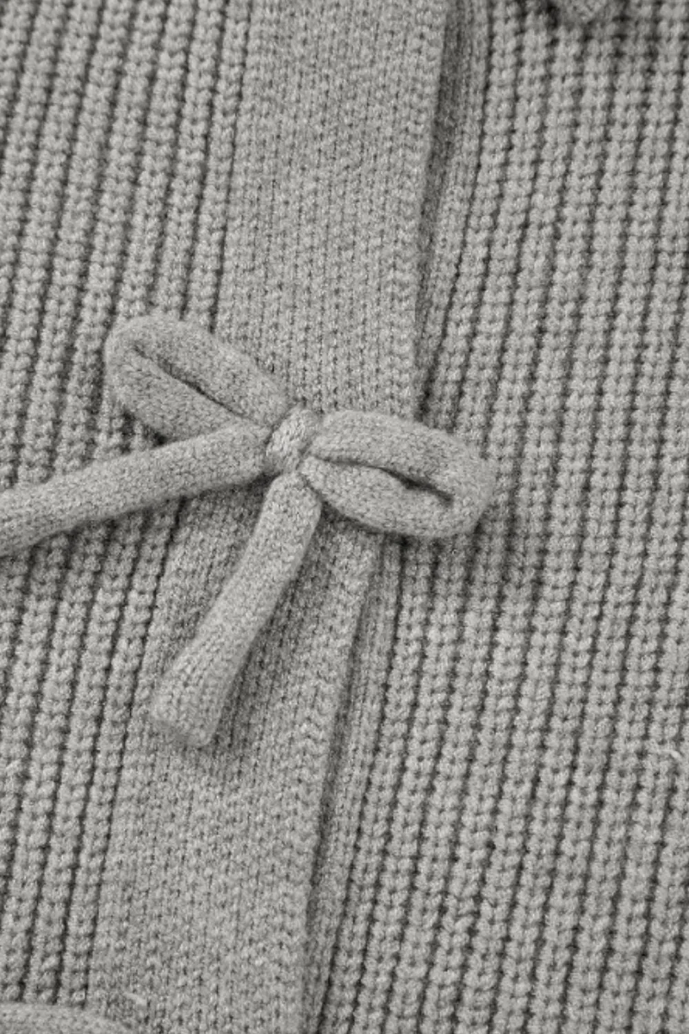 Bow Long Sleeve Cardigan
