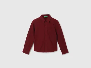Boys Stripe Spread Collar Shirt