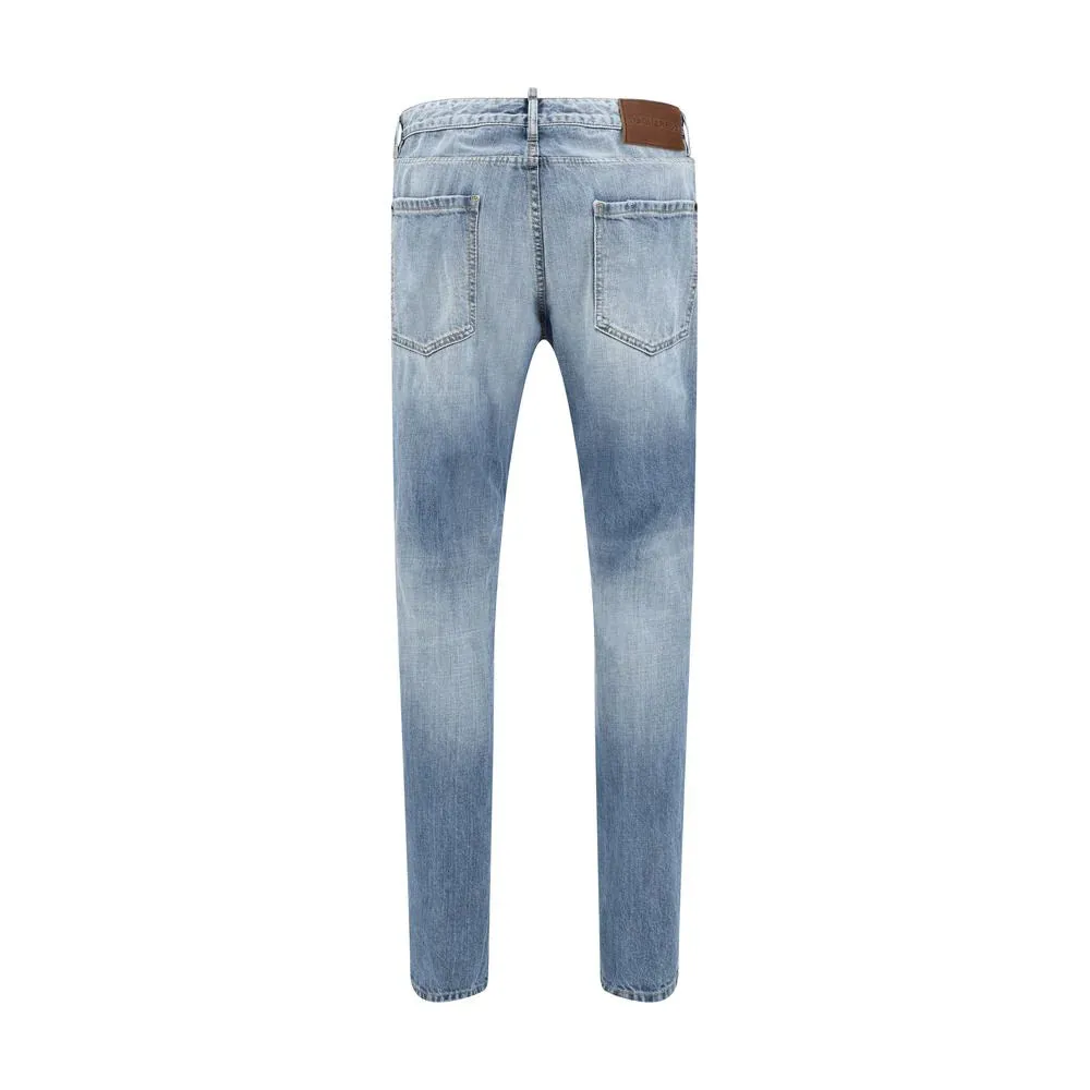 Brioni Polo Shirt & Dsquared² Cool Guy Jeans & Dr. Martens Brown Leather Casual