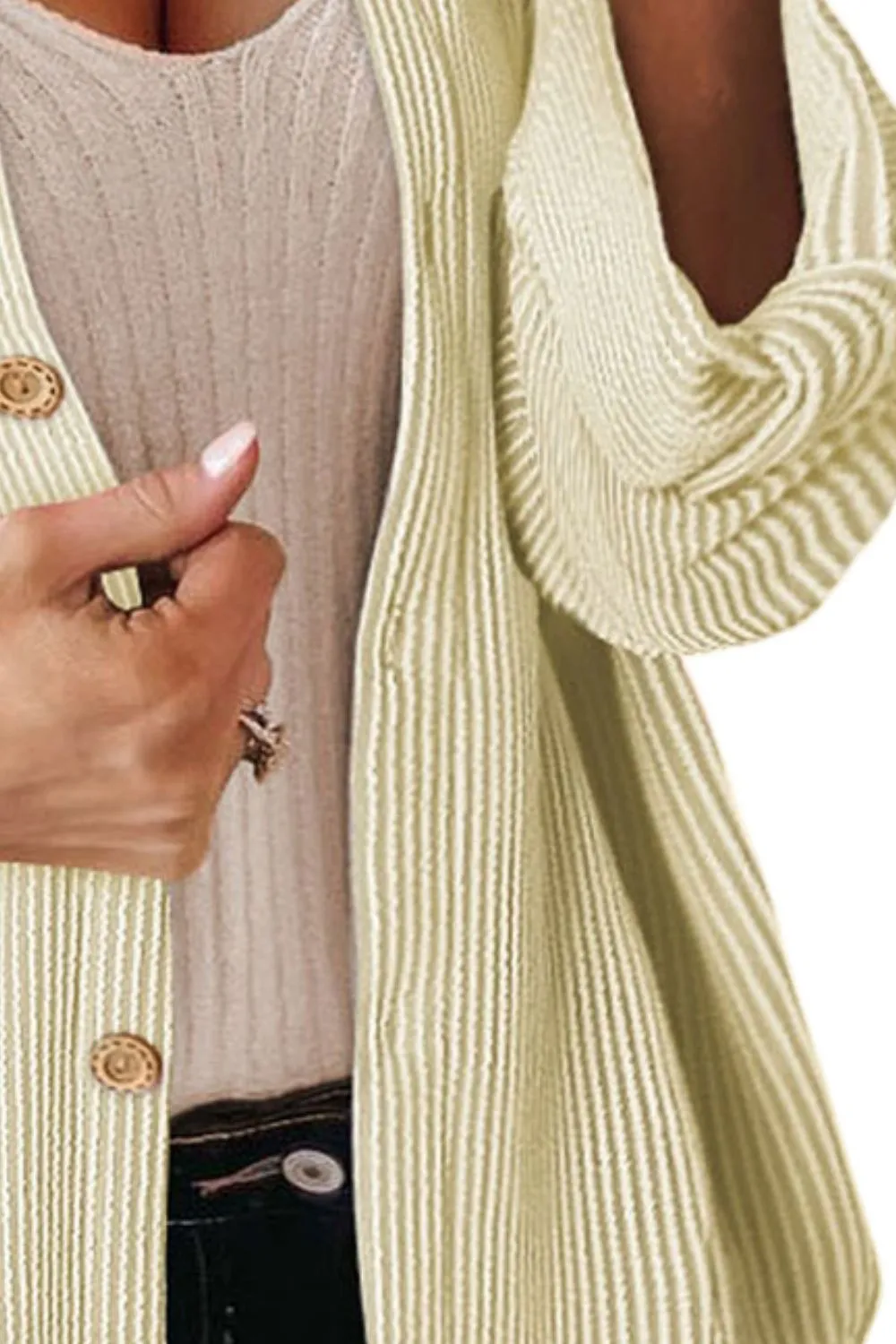 Brooke Striped Collared Neck Long Sleeve Shirt