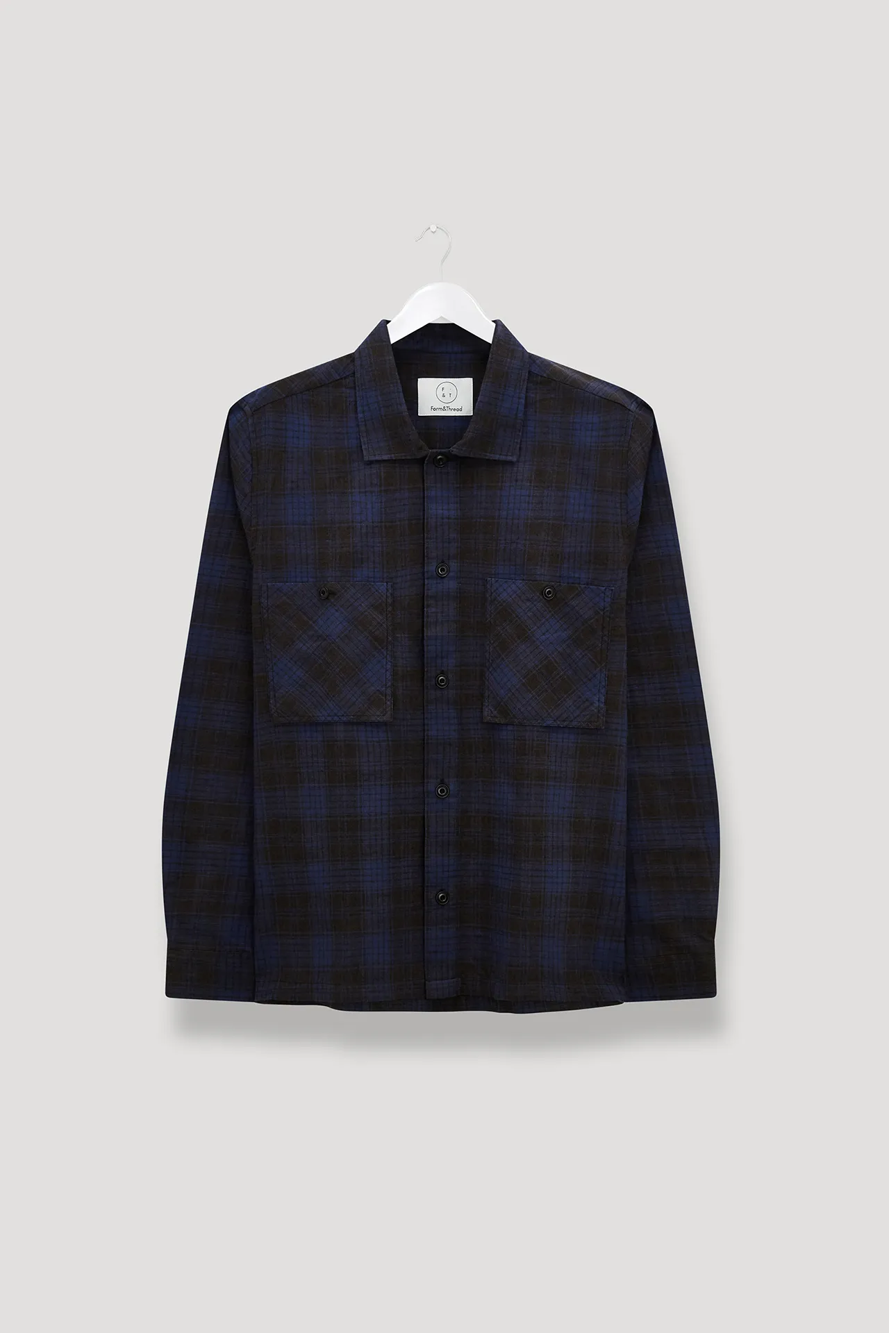 Brushed Form Overshirt.