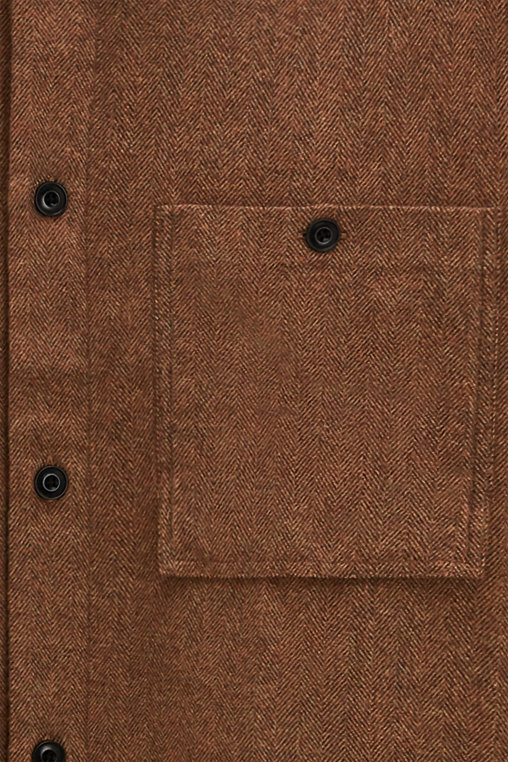 Brushed Form Overshirt.