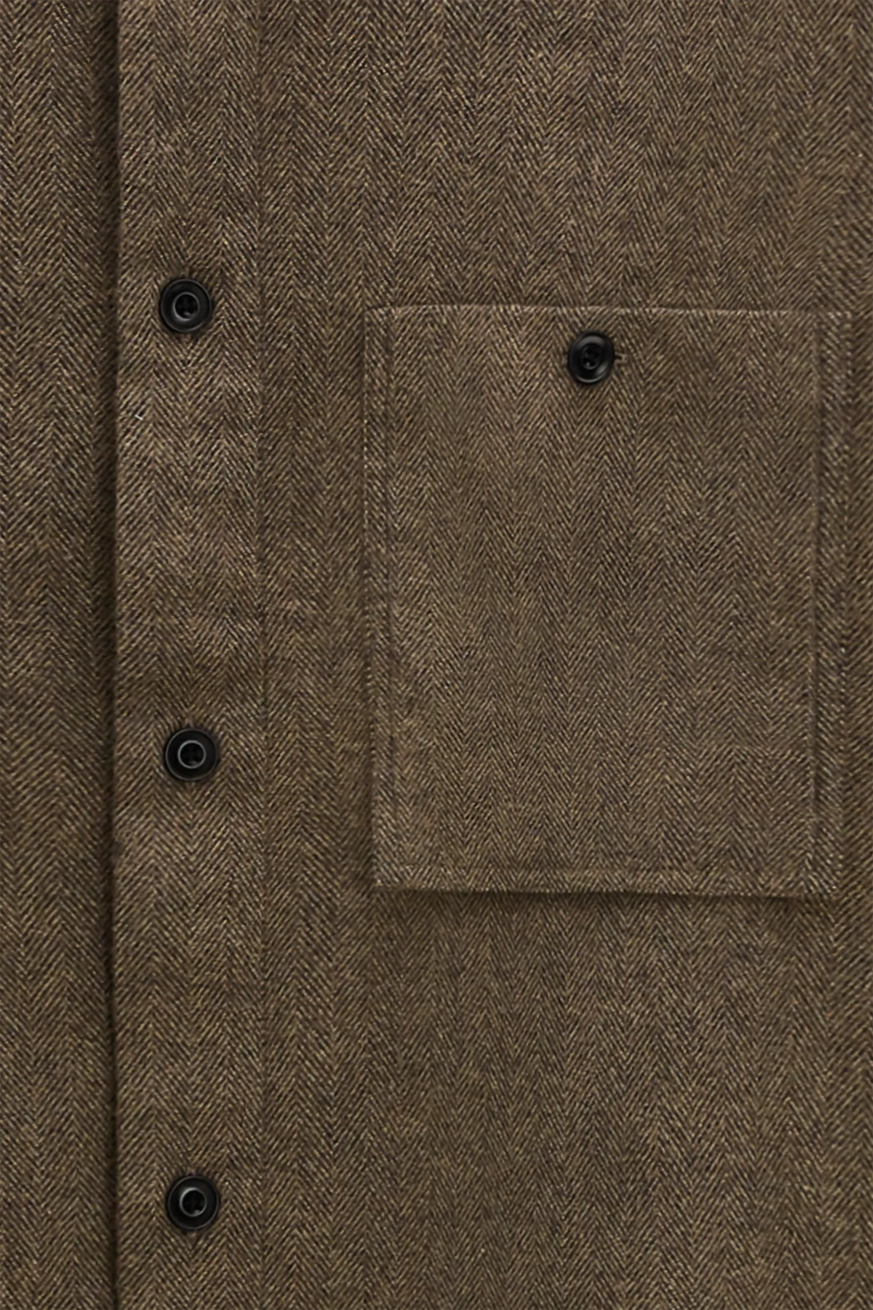 Brushed Form Overshirt.