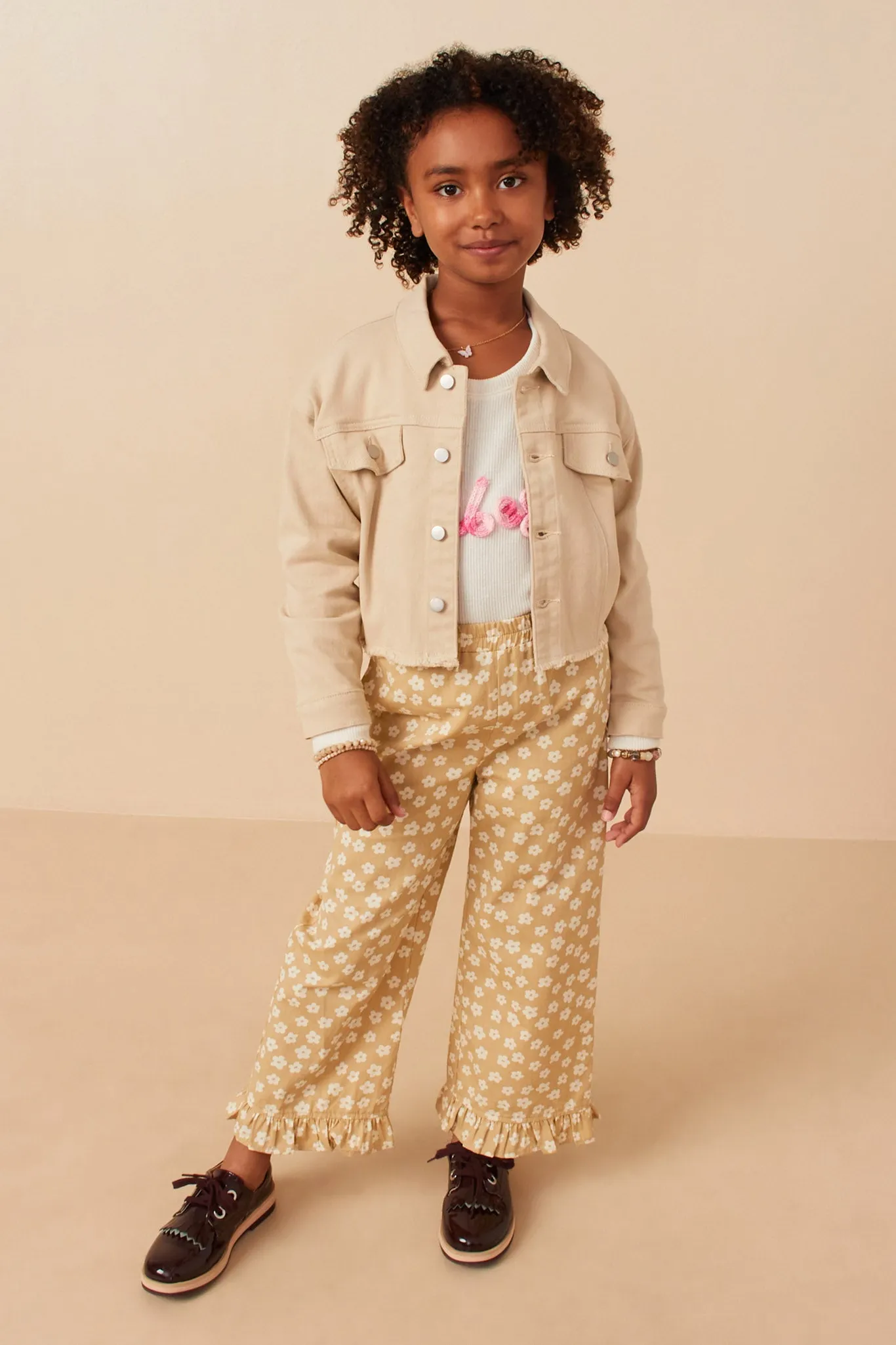 Brushed Stretch Twill Cropped Jacket