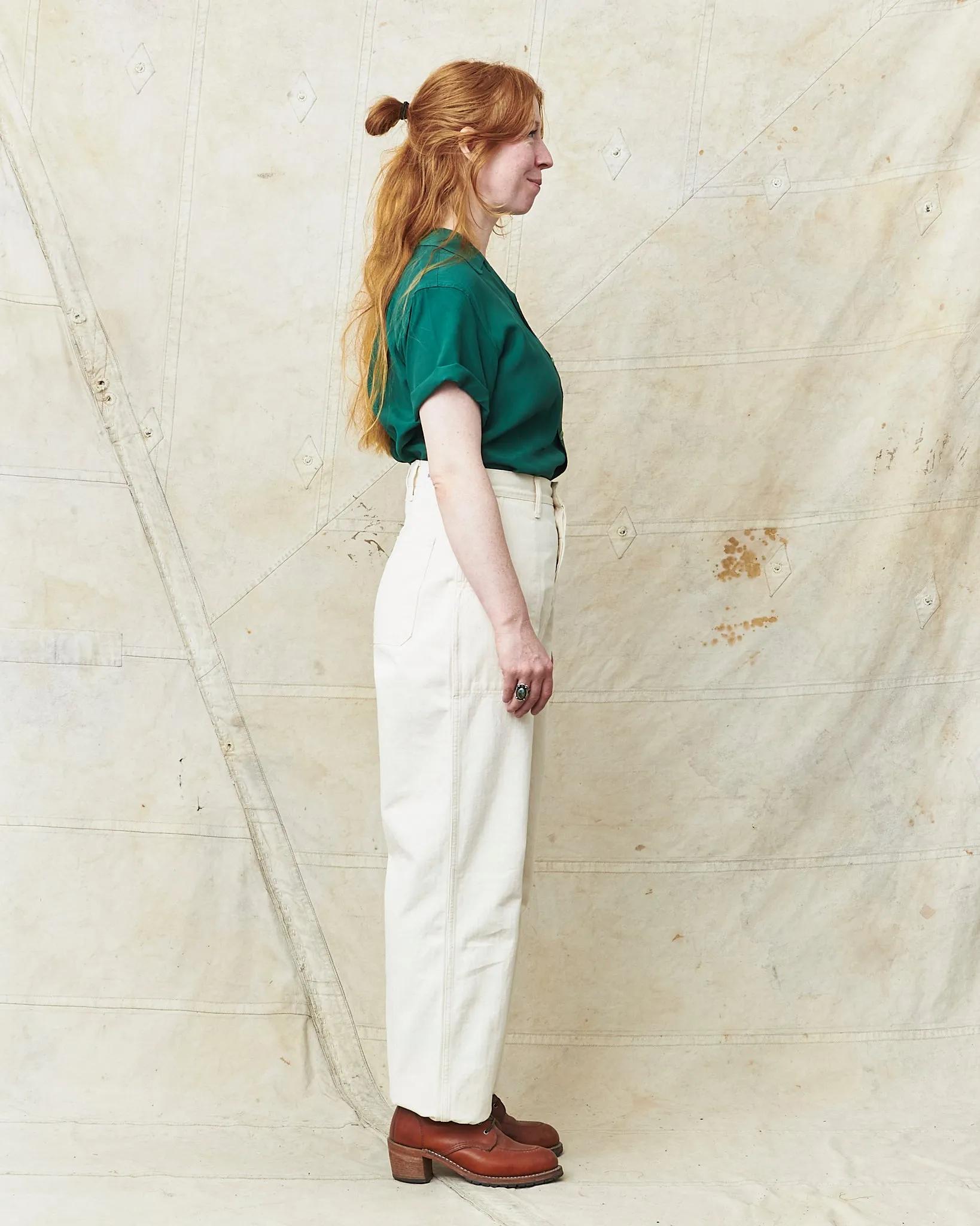Bryceland's The Bryce-Alls Label USN Deck Pants Ecru