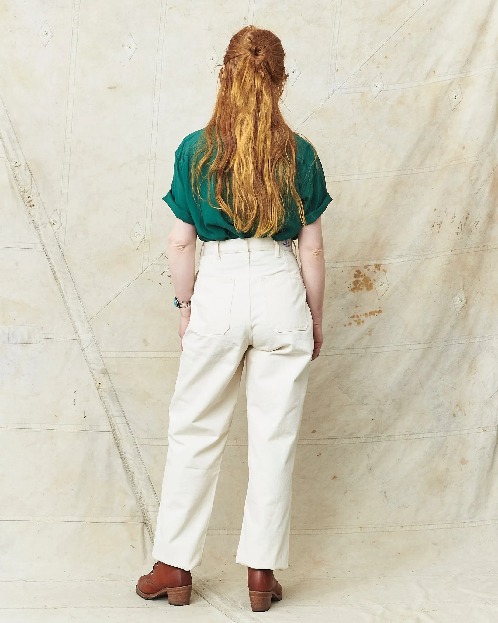 Bryceland's The Bryce-Alls Label USN Deck Pants Ecru