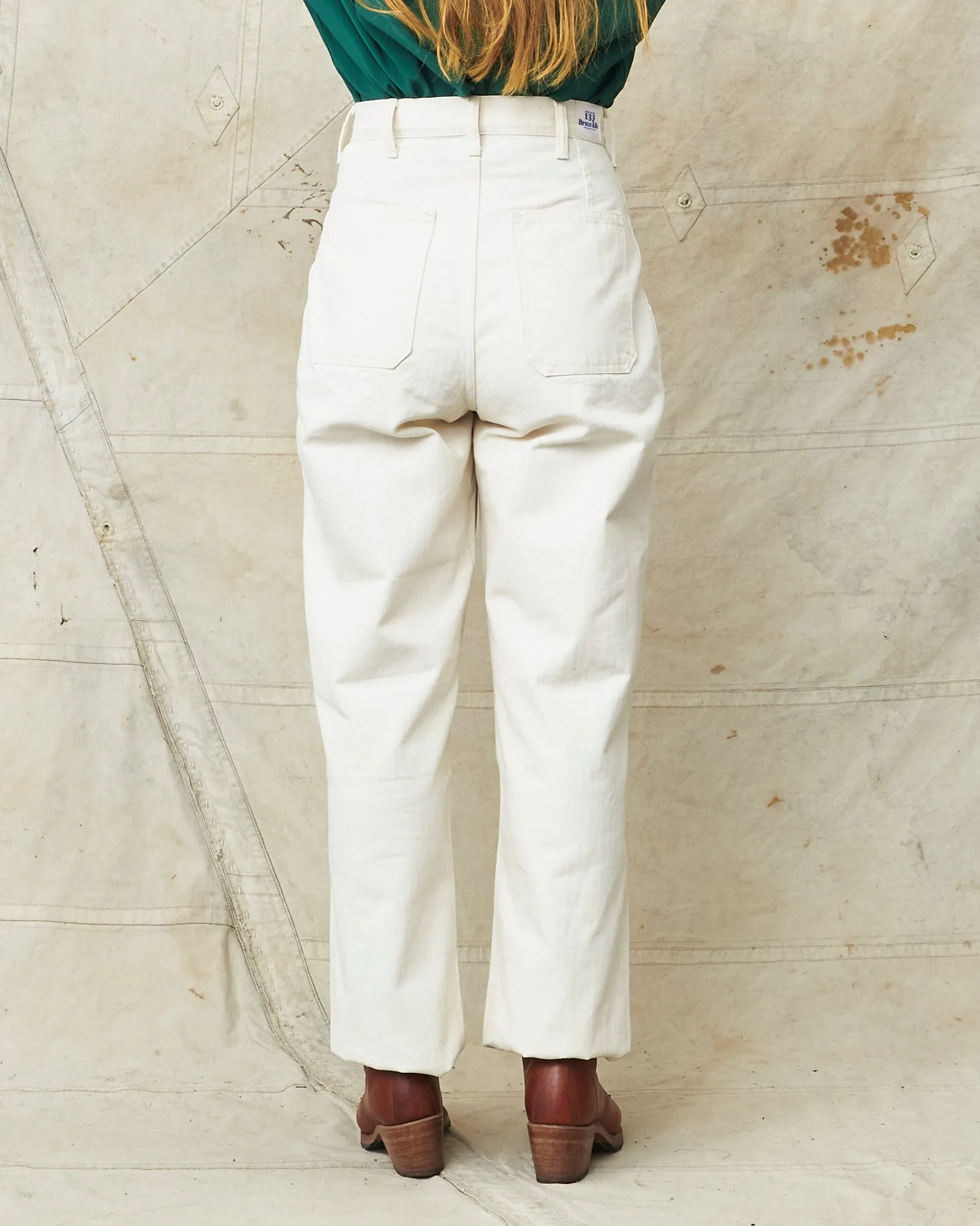 Bryceland's The Bryce-Alls Label USN Deck Pants Ecru