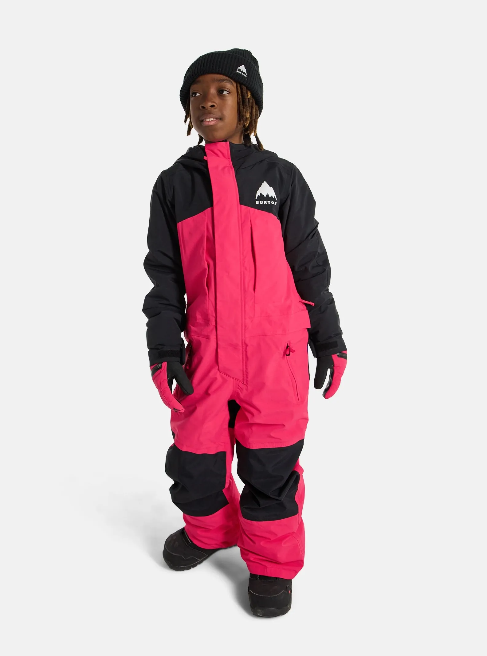 Burton Kids One Piece Suit 2025 Black / Azalea Pink