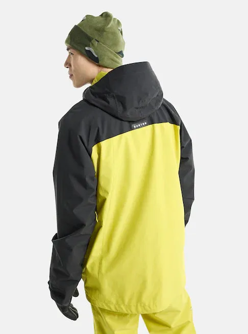 Burton Lodgepole Jacket Mens Black / Sulfur