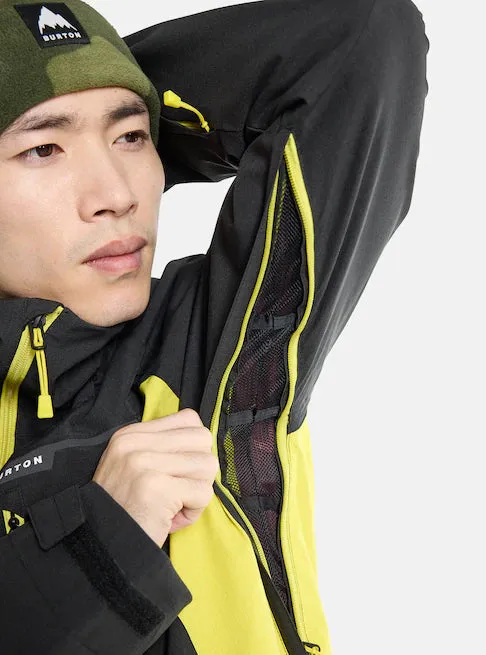 Burton Lodgepole Jacket Mens Black / Sulfur