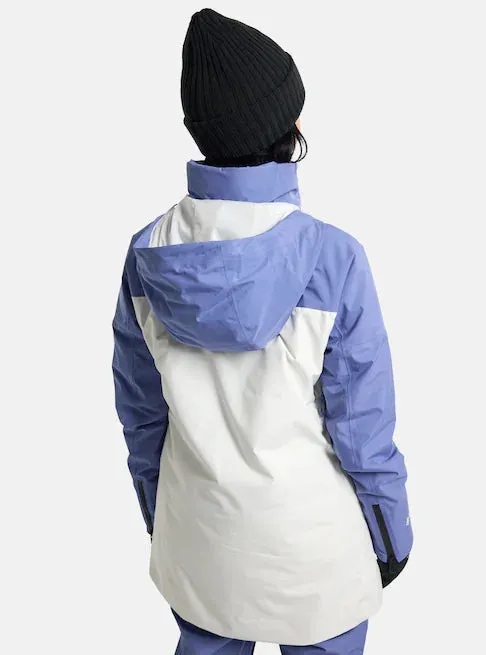 Burton Pillowline GORE-TEX Jacket Womens Slate Blue / Stout White