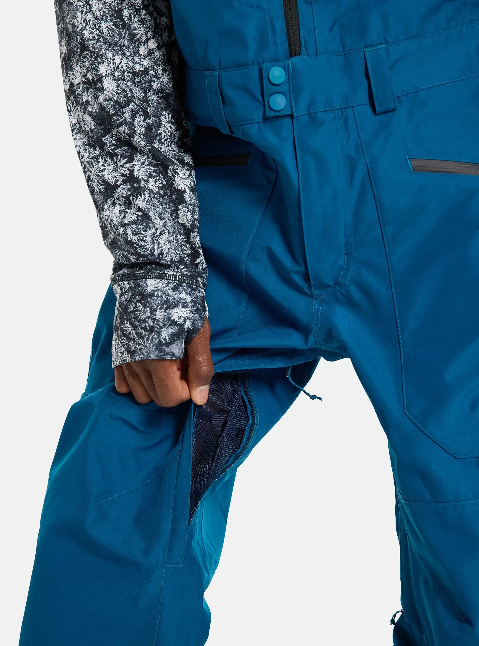 Burton Reserve Gore-Tex Mens Bib Pants Lyons Blue