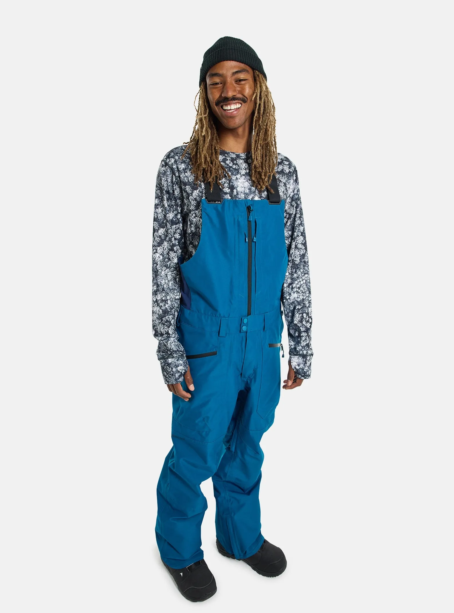 Burton Reserve Gore-Tex Mens Bib Pants Lyons Blue