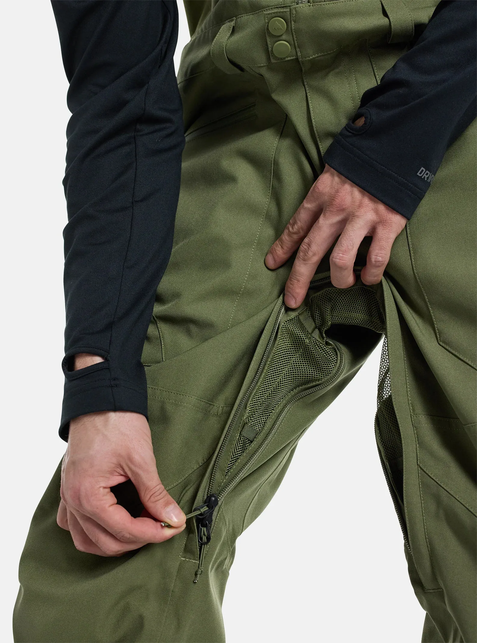 Burton Reserve Mens Bib Pants 2025 Forest Moss
