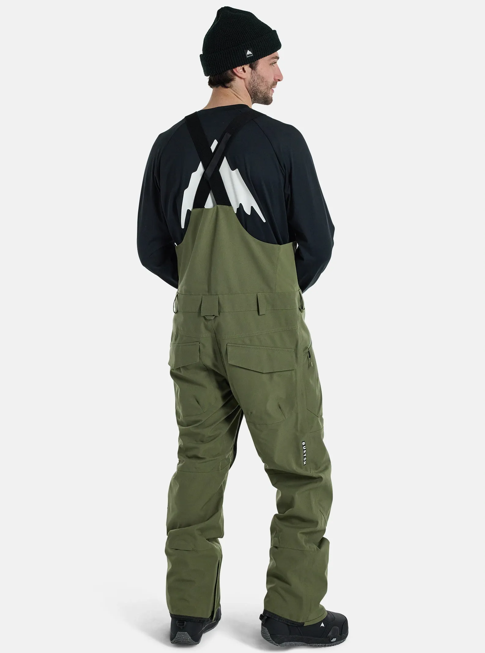 Burton Reserve Mens Bib Pants 2025 Forest Moss