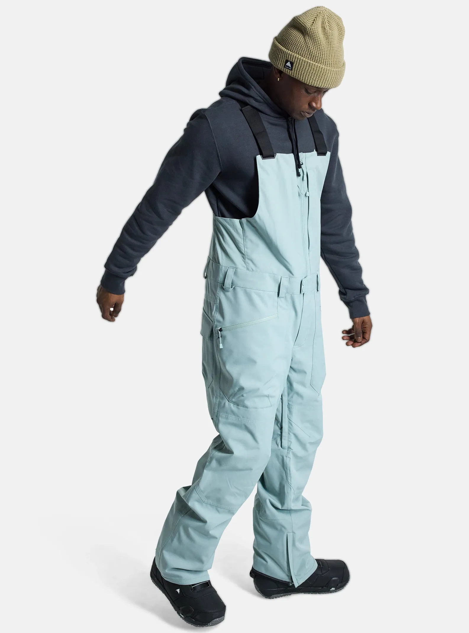 Burton Reserve Mens Bib Pants 2025 Petrol Green