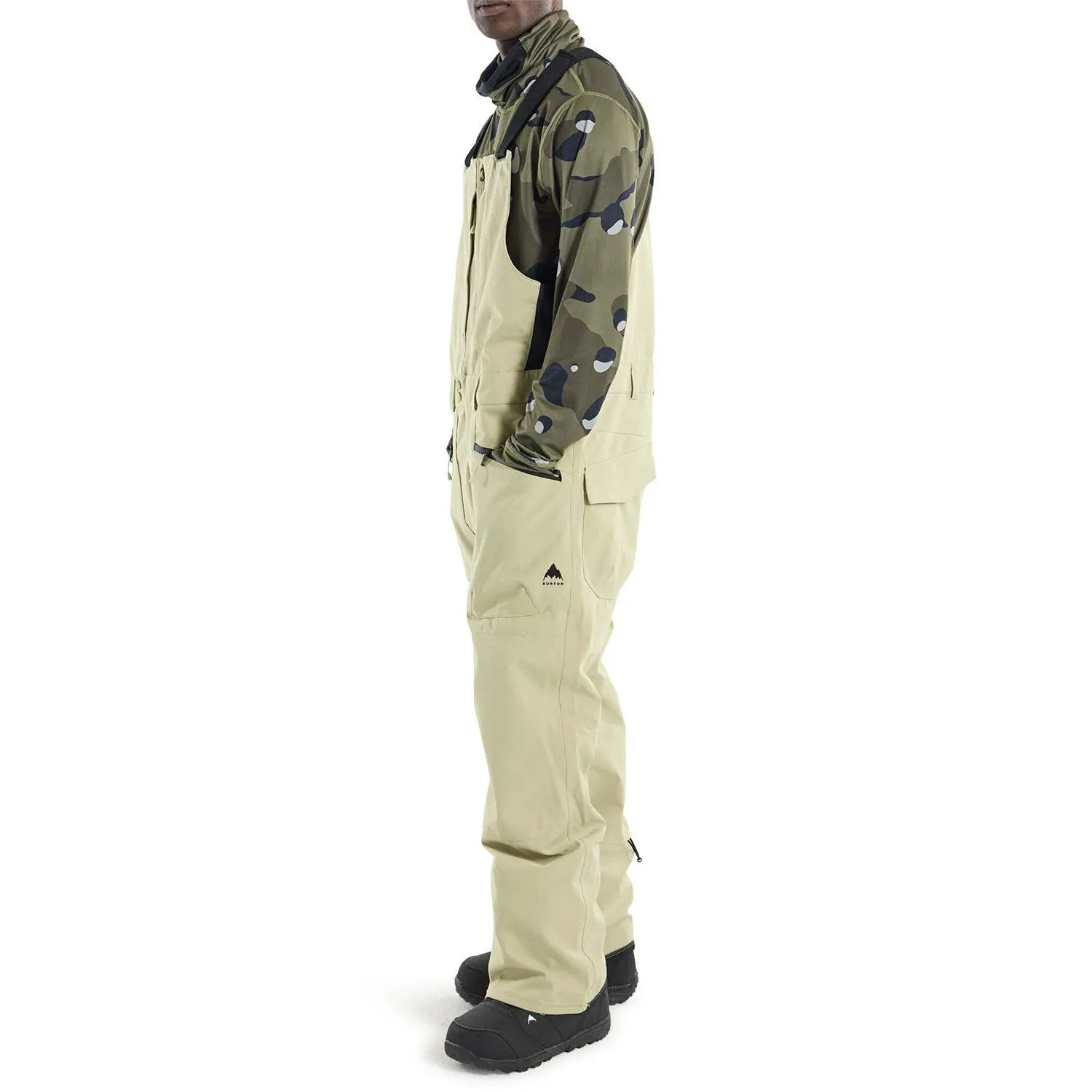 Burton Reserve Mens Bib Pants Mushroom