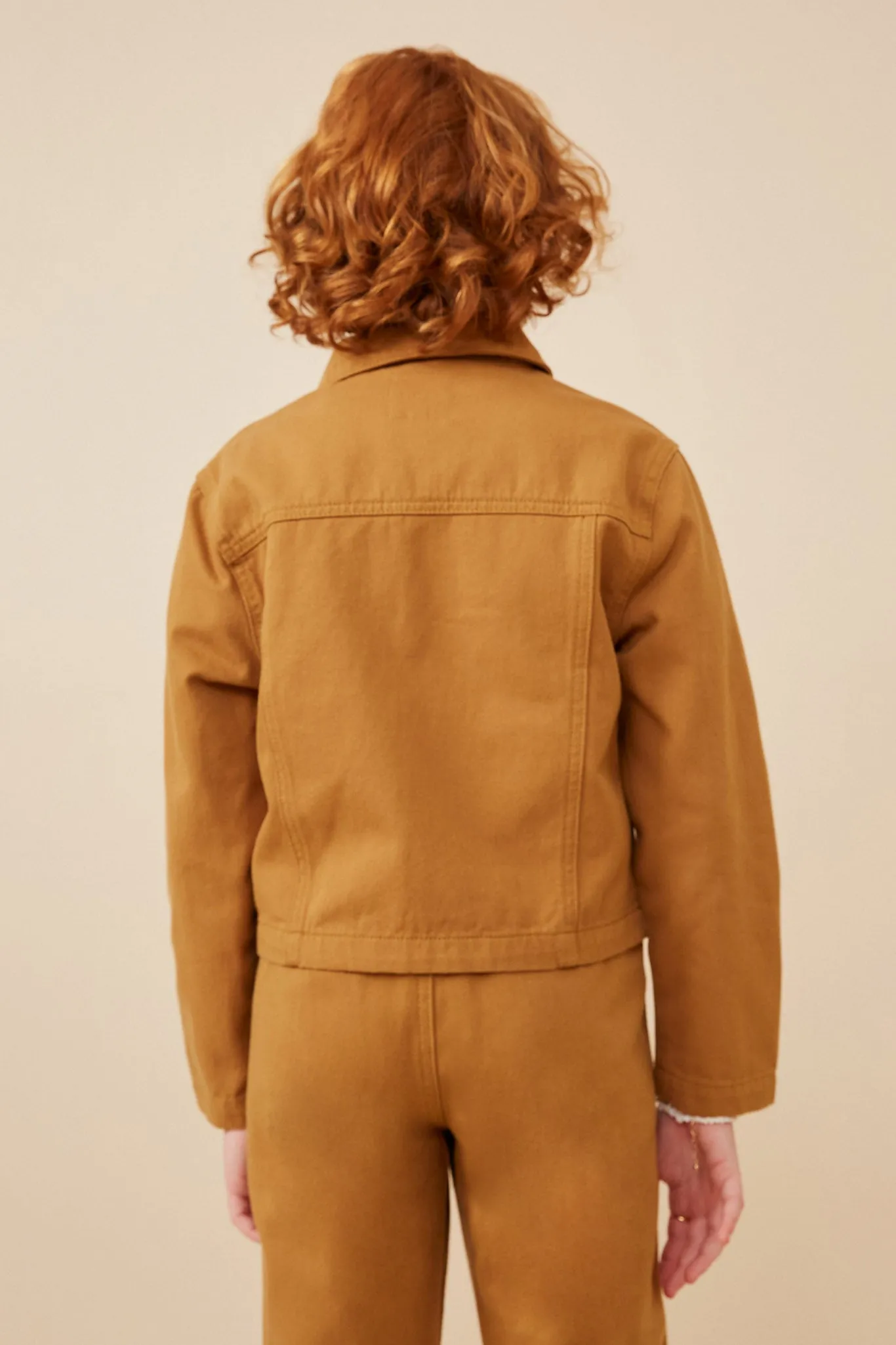 Button Up Chest Pocket Twill Shacket