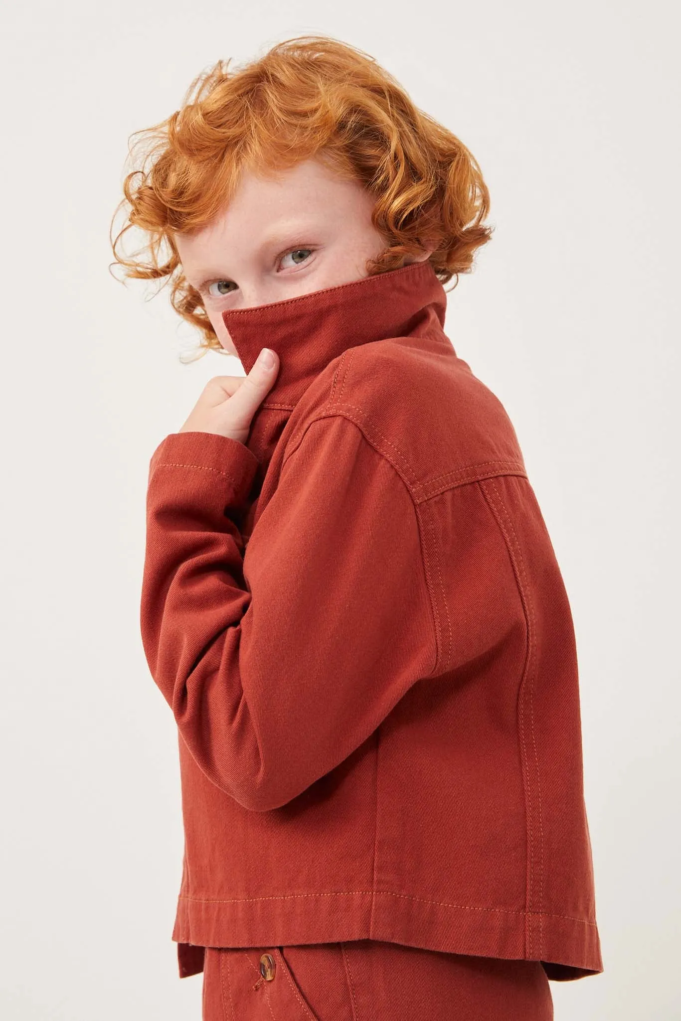 Button Up Chest Pocket Twill Shacket