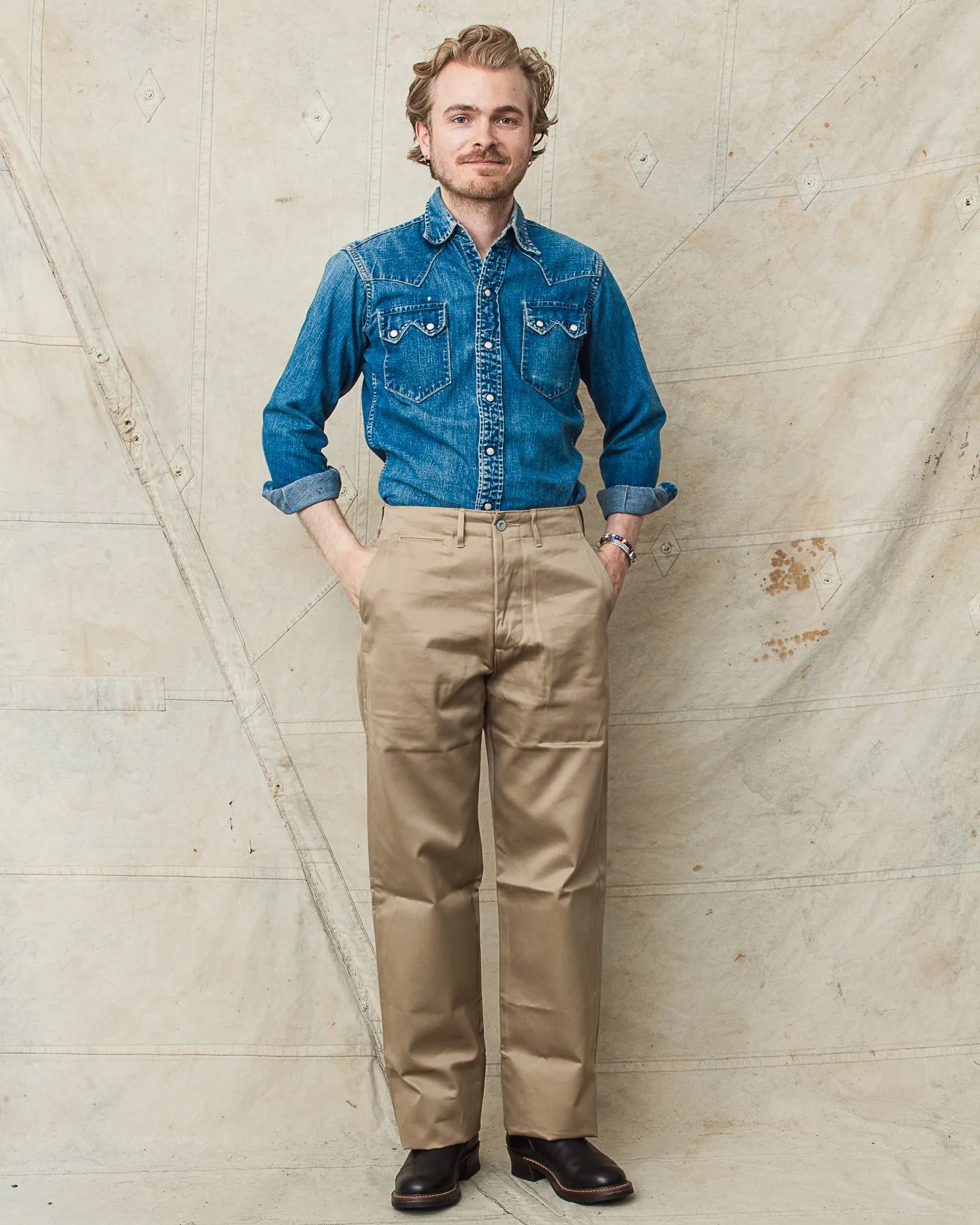 Buzz Rickson's Chino 1945 Model Beige M43035