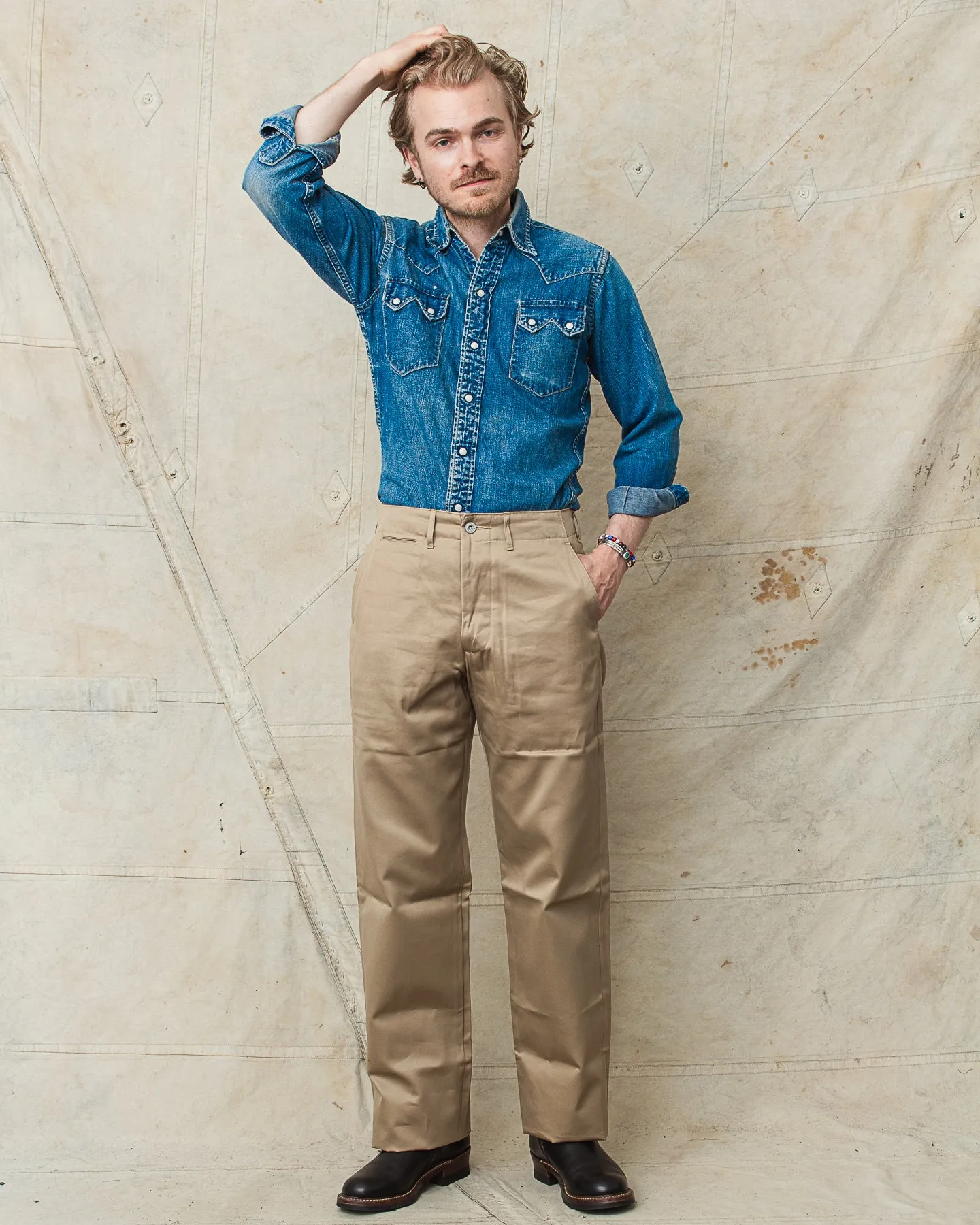 Buzz Rickson's Chino 1945 Model Beige M43035