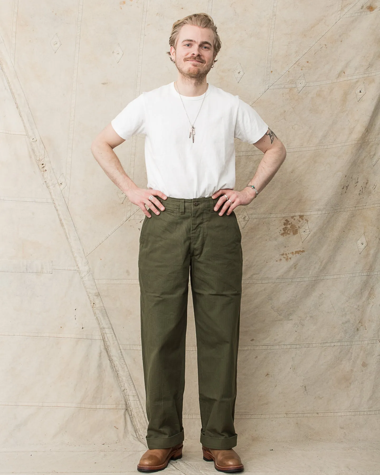 Buzz Rickson's M-43 HBT Twill Trousers BR42390