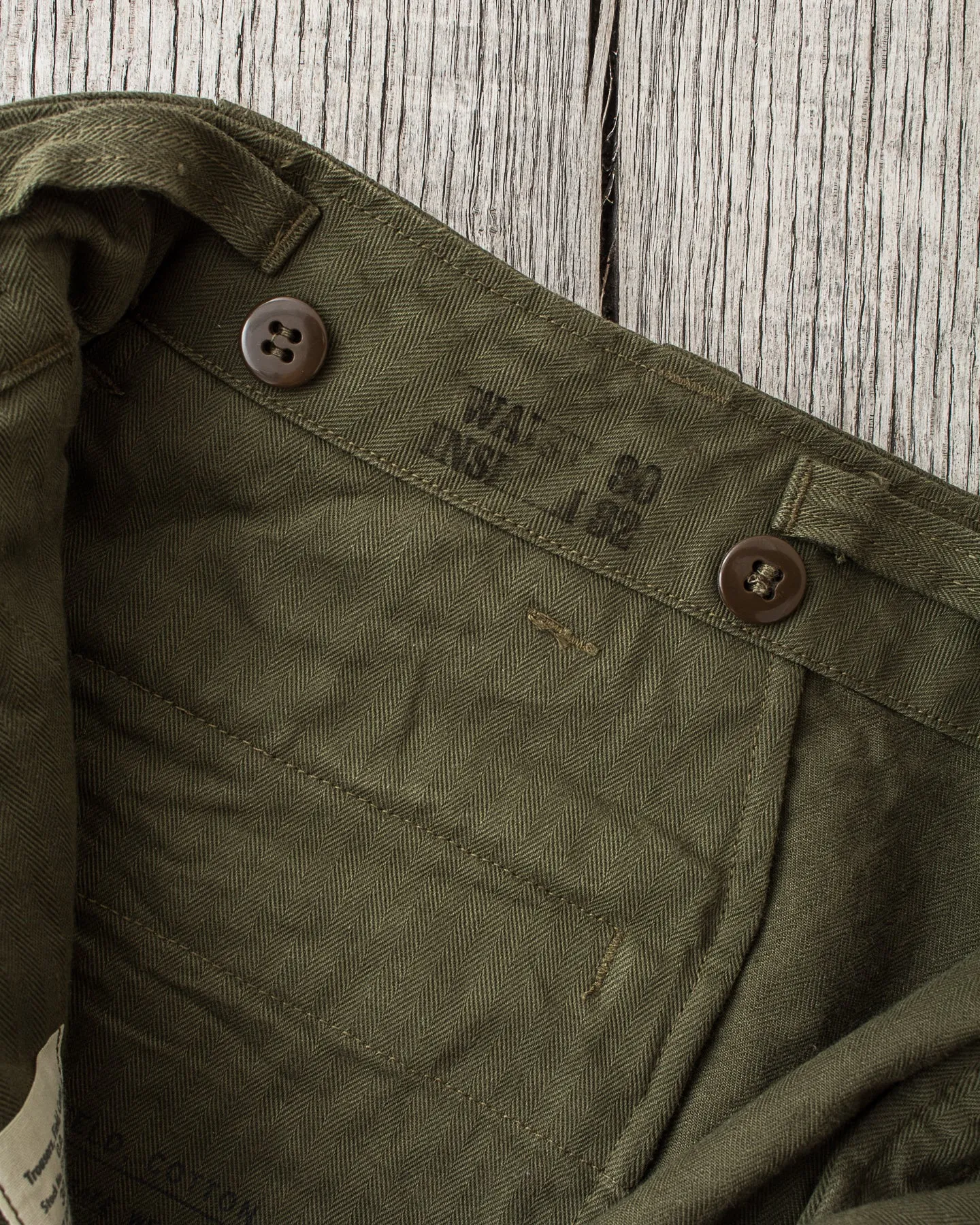 Buzz Rickson's M-43 HBT Twill Trousers BR42390