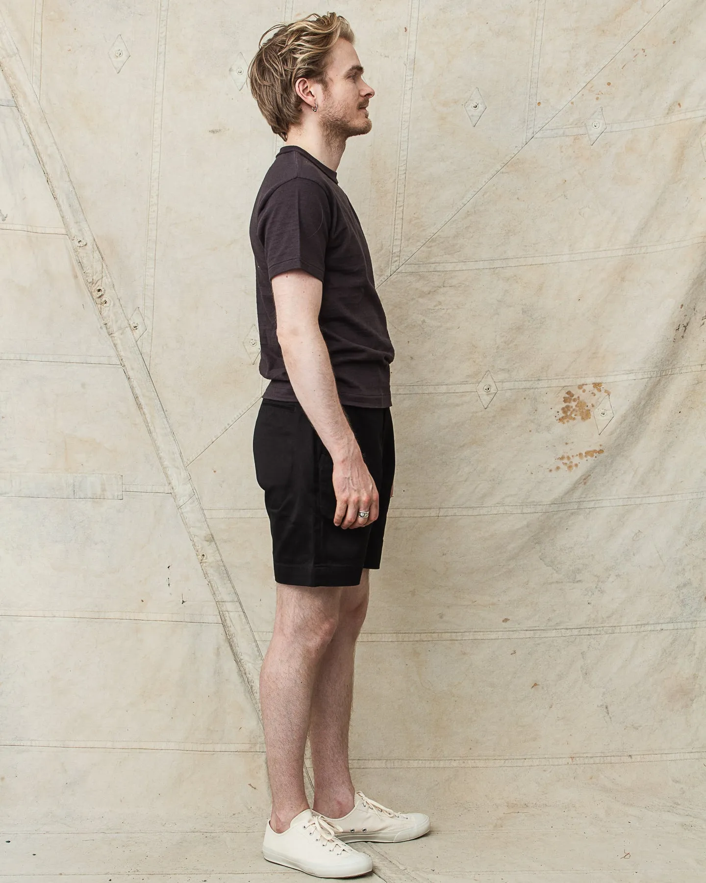 Buzz Rickson's Military Chinos 1945 Model Shorts Black BR52381