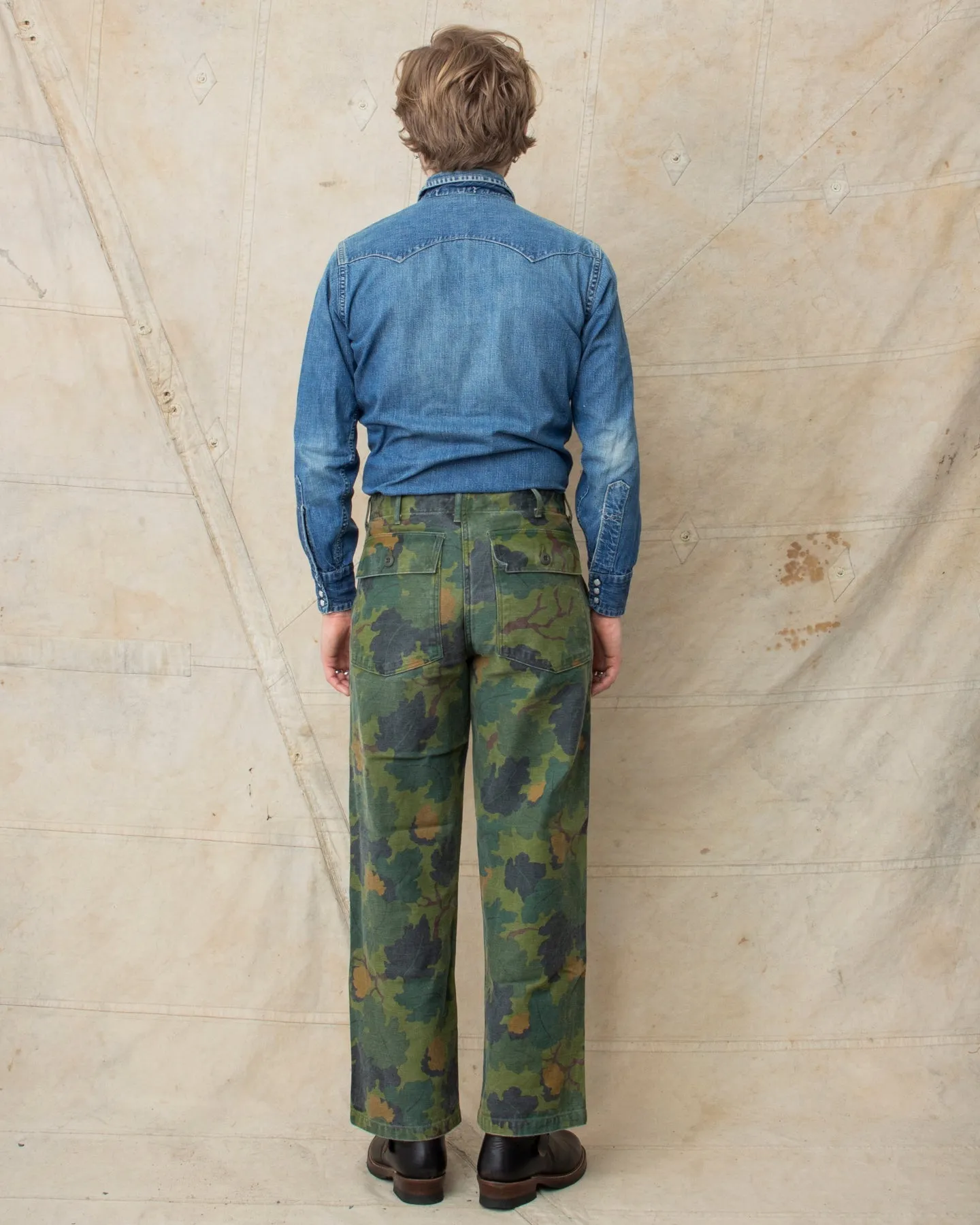 Buzz Rickson's Mitchell Pattern Camouflage Trousers Civilian Model