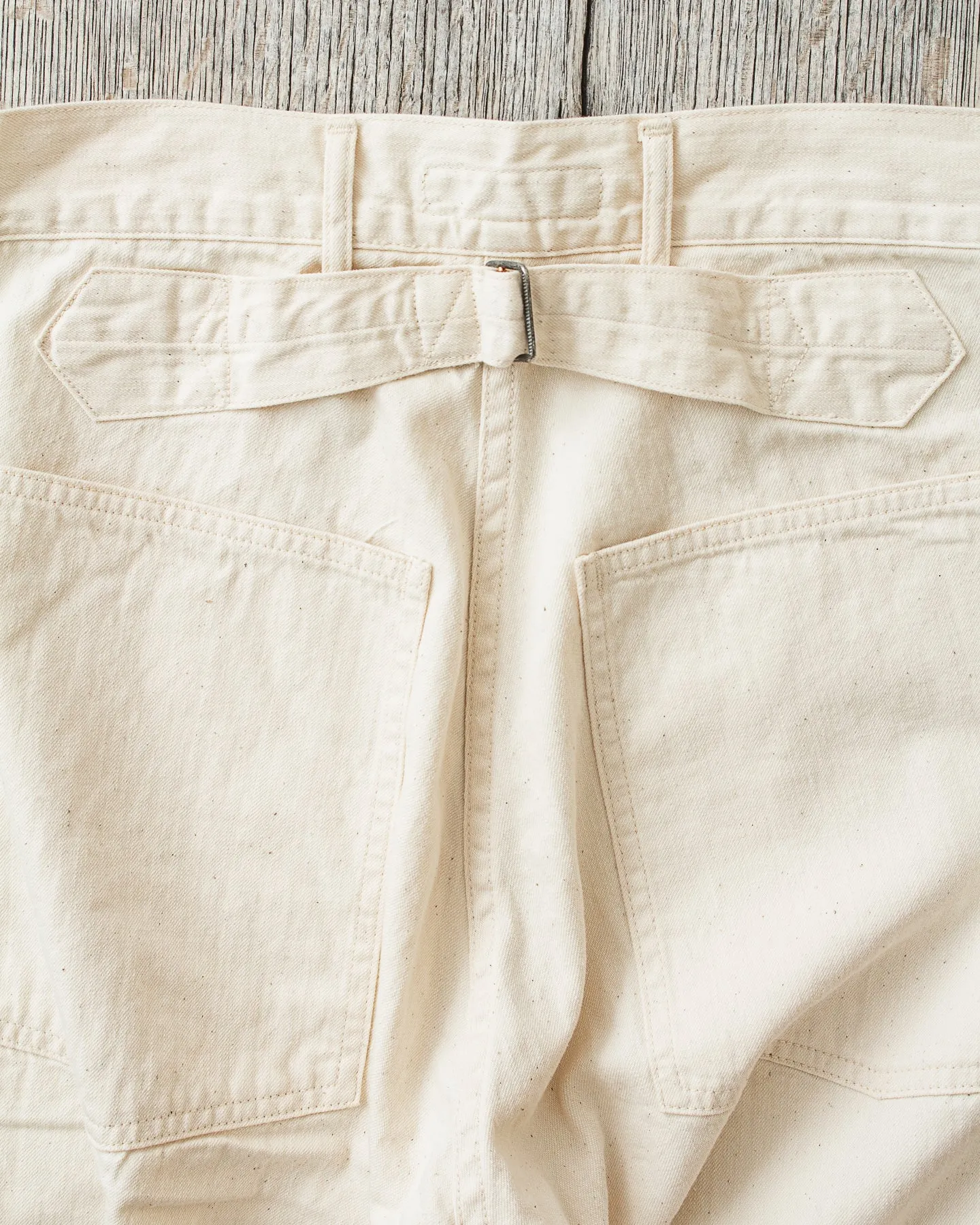 Buzz Rickson's Trousers Working White Twill BR42451