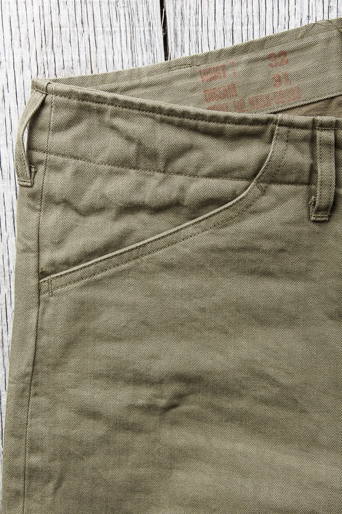 Buzz Rickson's US Navy N3 HBT Twill Trousers
