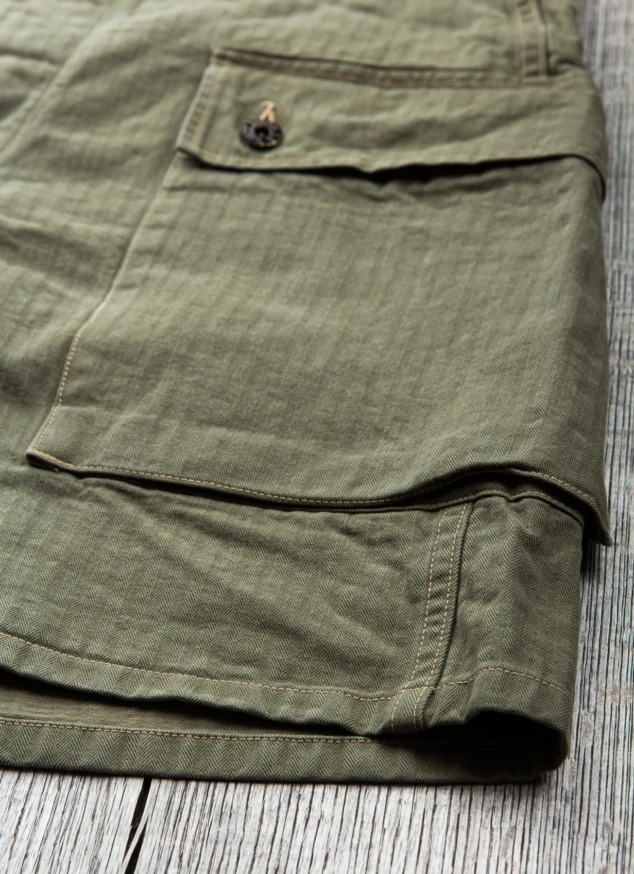 Buzz Rickson's USMC P-44 HBT Twill "Monkey" Shorts BR52388